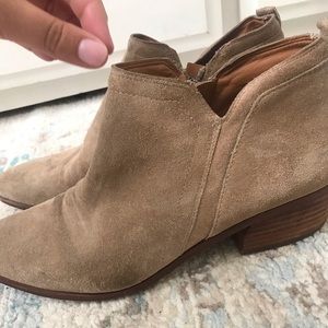 Franco Sarto Suede Booties